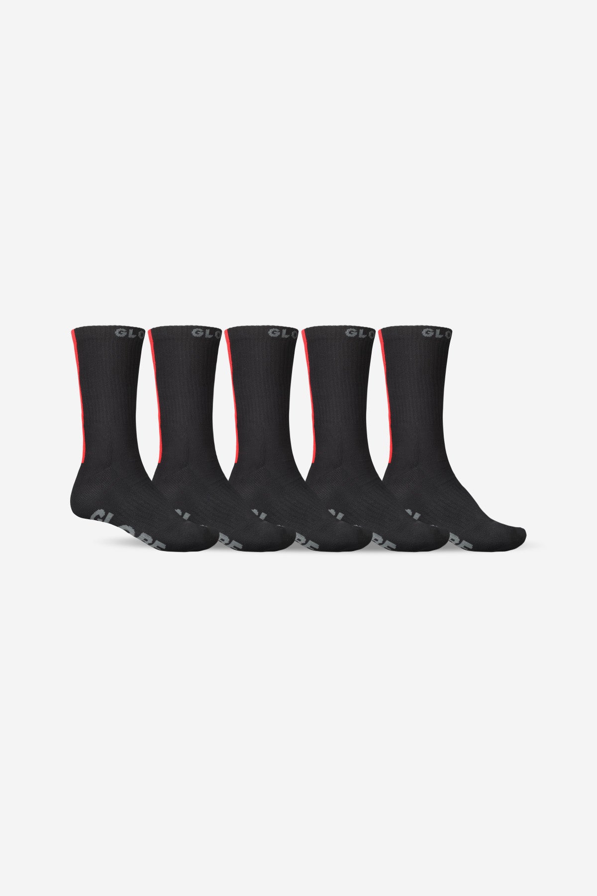 alternate profile of Stripe Hi Crew Sock 5 Pack