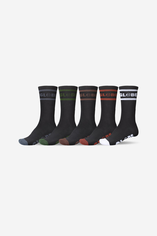 profile of Tilt Hi Crew Sock 5 Pack