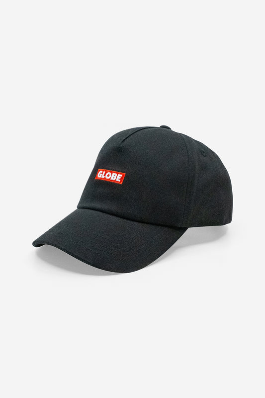 Studio image of the front of the Origin Cap - Black. 