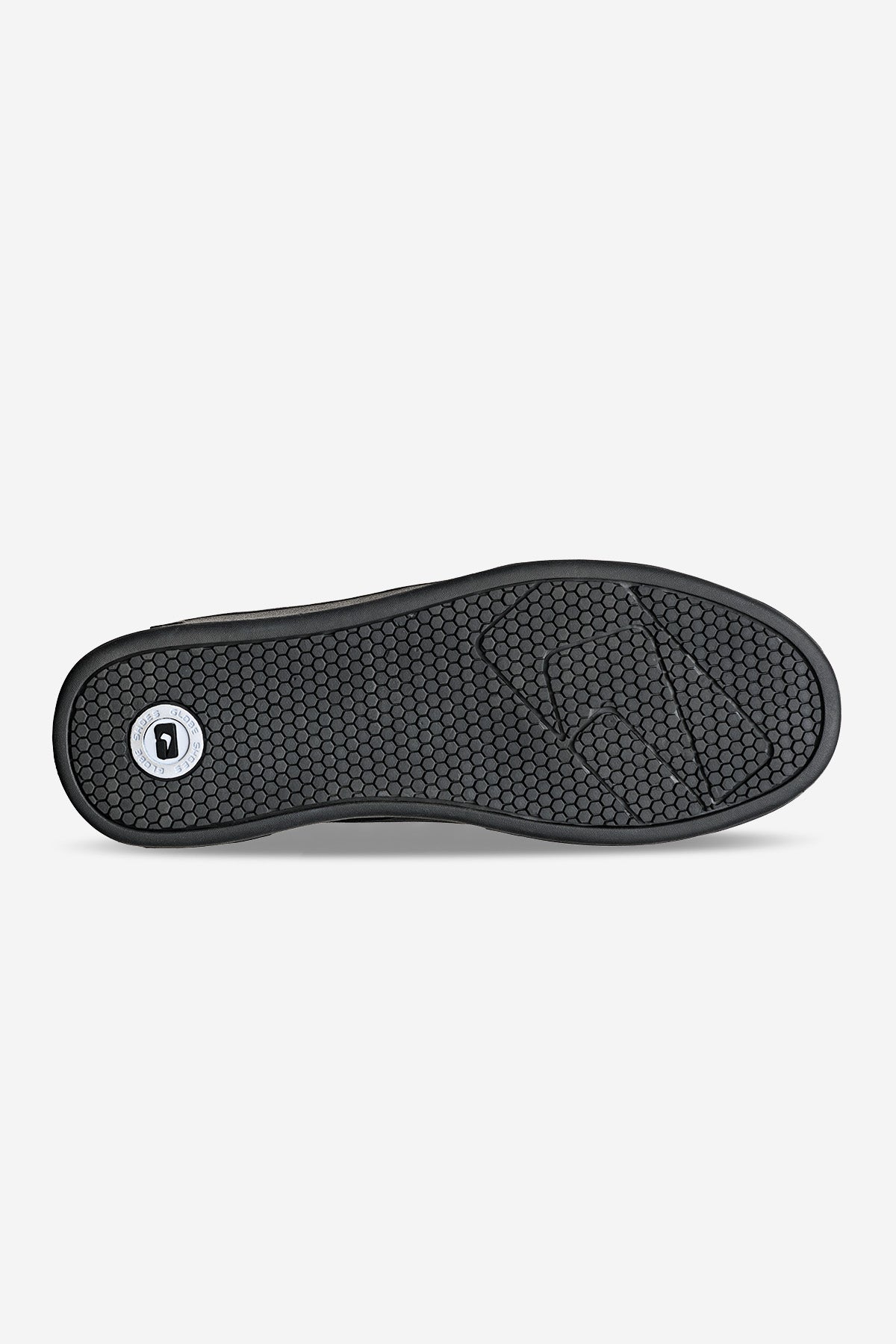 Bottom view of the Castro - Black Suede. 