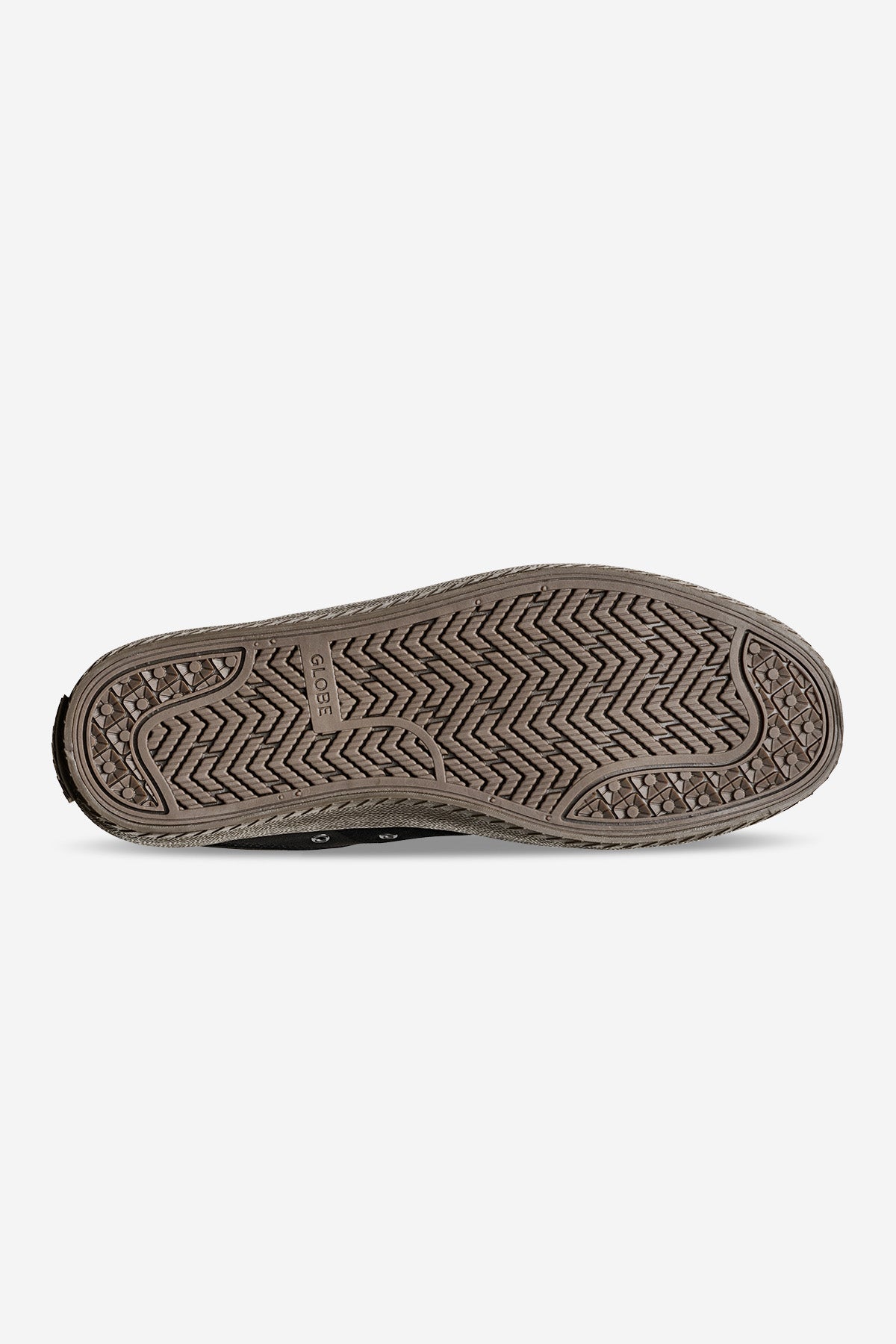 Bottom view of the Melbek - Black/Gum. 