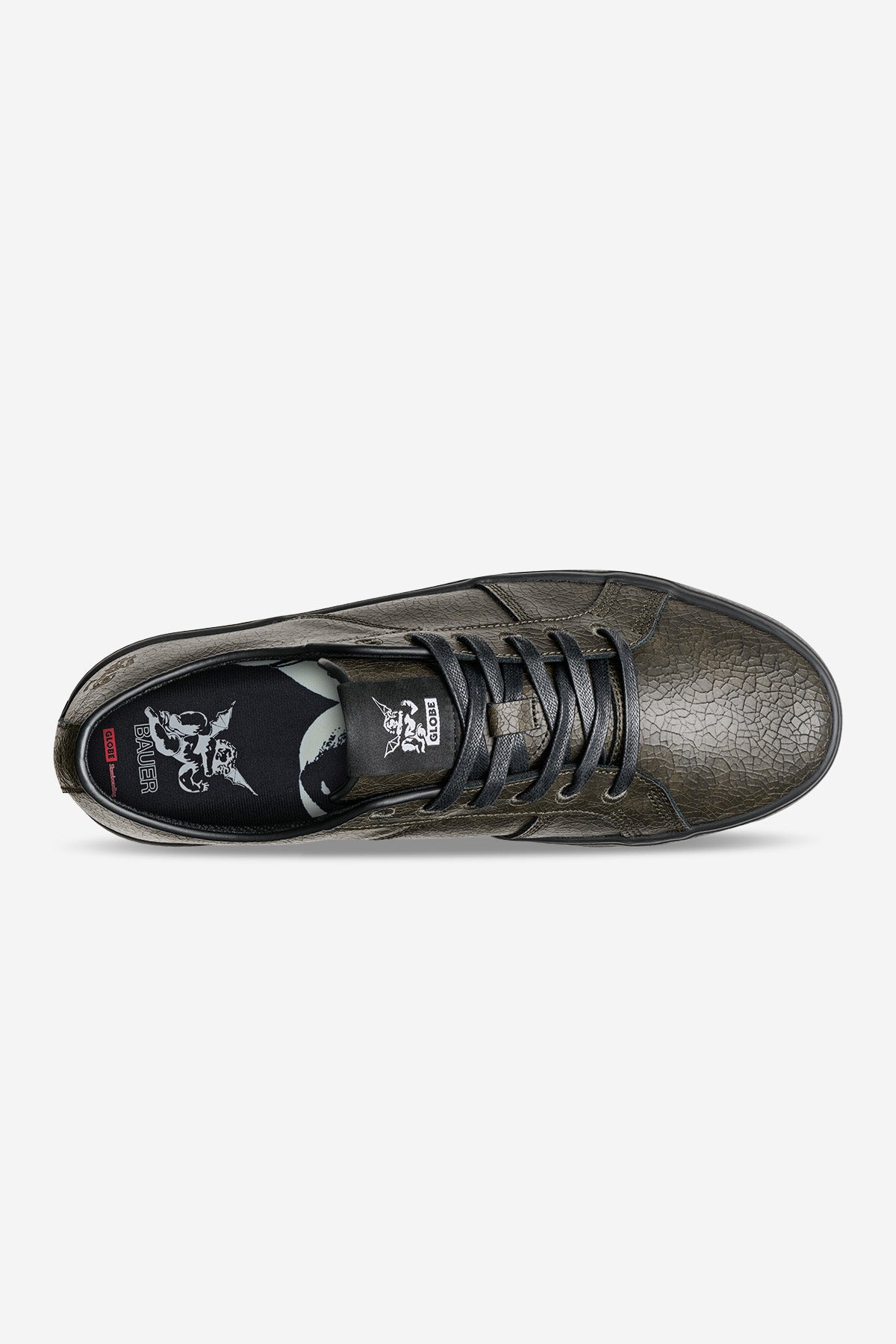 Aerial view of the Surplus - Black Distress/Bauer. 