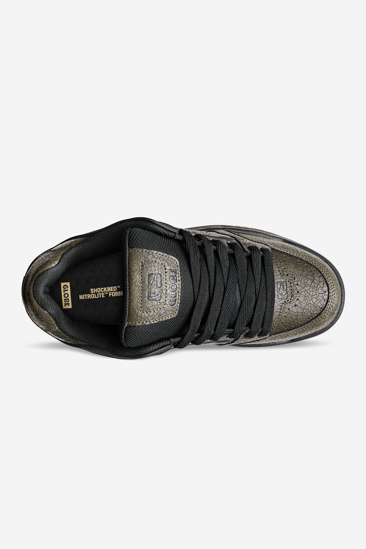 Aerial view of the Tilt - Distressed Leather. 