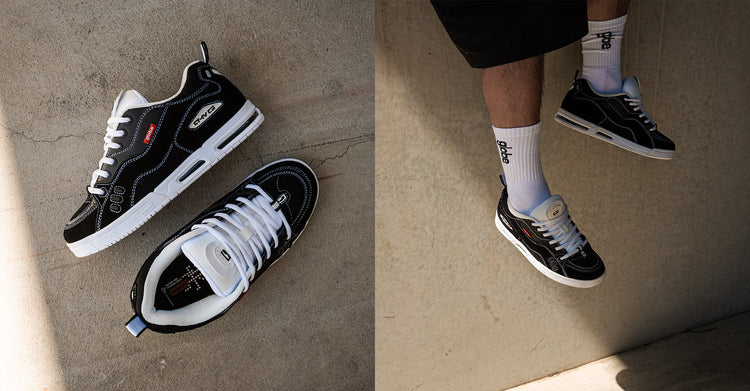 Lifestyle shot of the CT-4 - Black/White. 