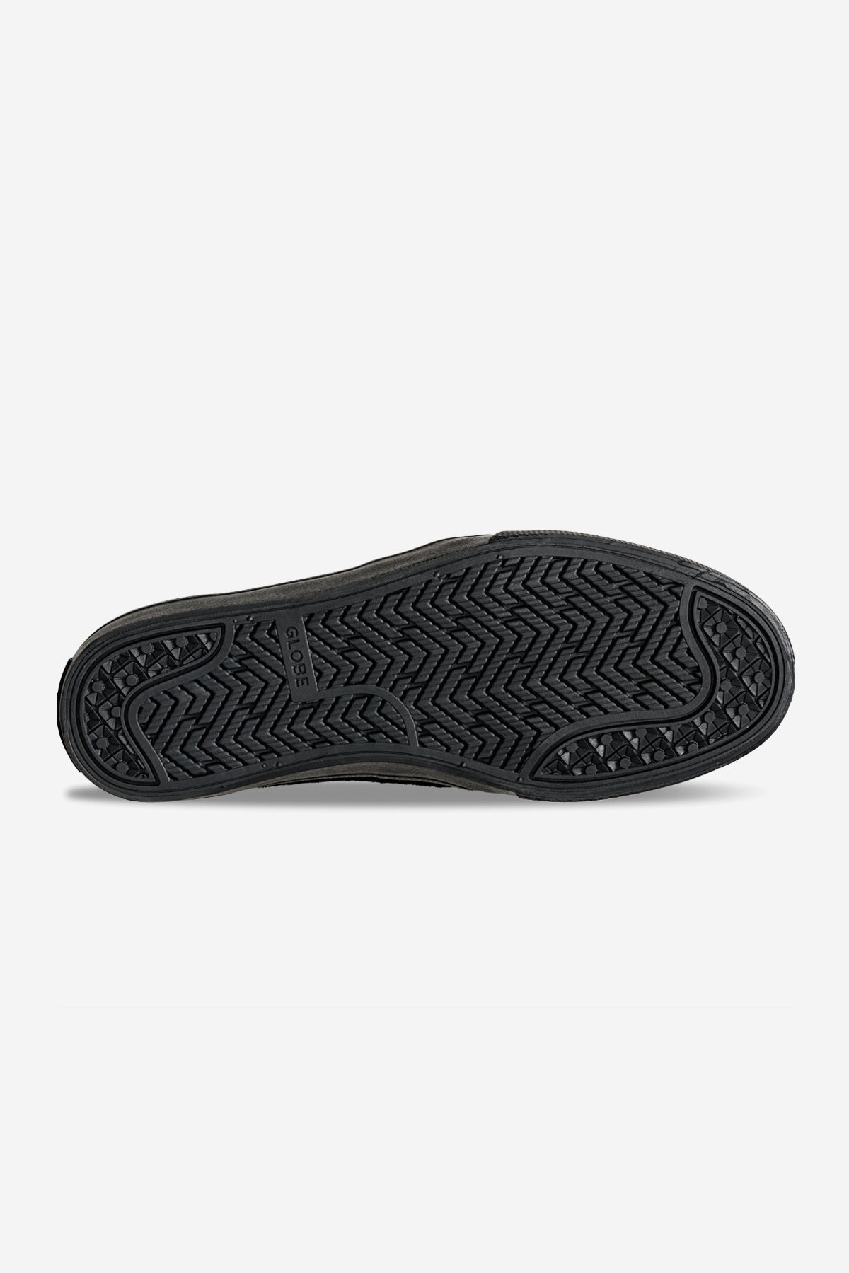 Bottom view of the Liaizon - Black Suede.