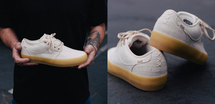 Product images of the Mahalo - Hemp/Crepe. 