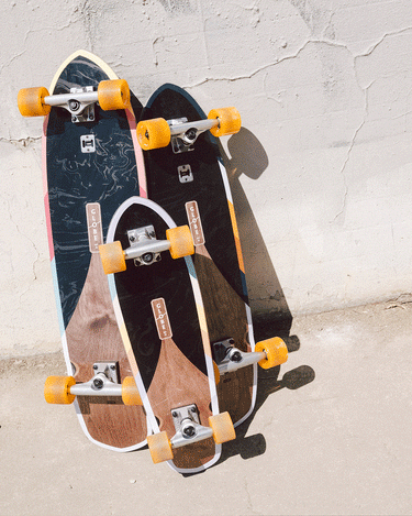 Gif of candid images of the Blazer Cruiserboard.