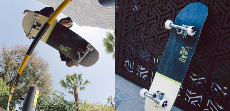 Action and lifestyle shots of the G1 Posi-Dip Complete 8.25" - Black/Green. 
