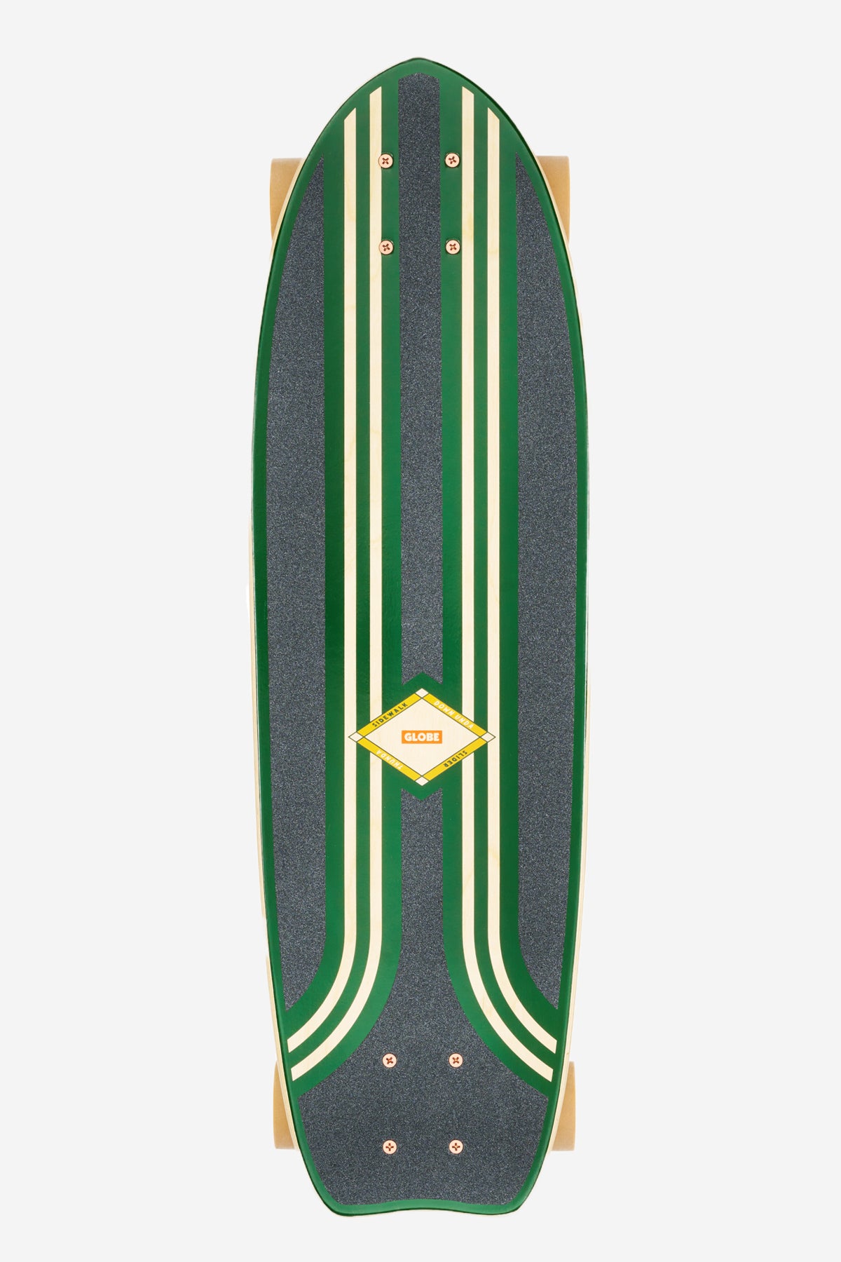 aerial view of Sidewalk Slider 28" Cruiser Green/Croc