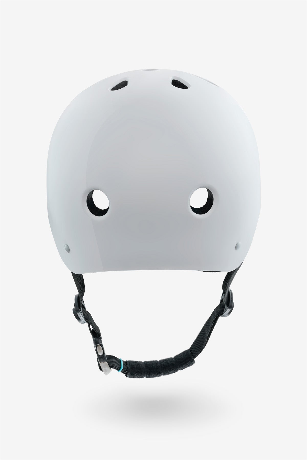 Back view of the YEPA T-Shell Helmet Gloss White. 