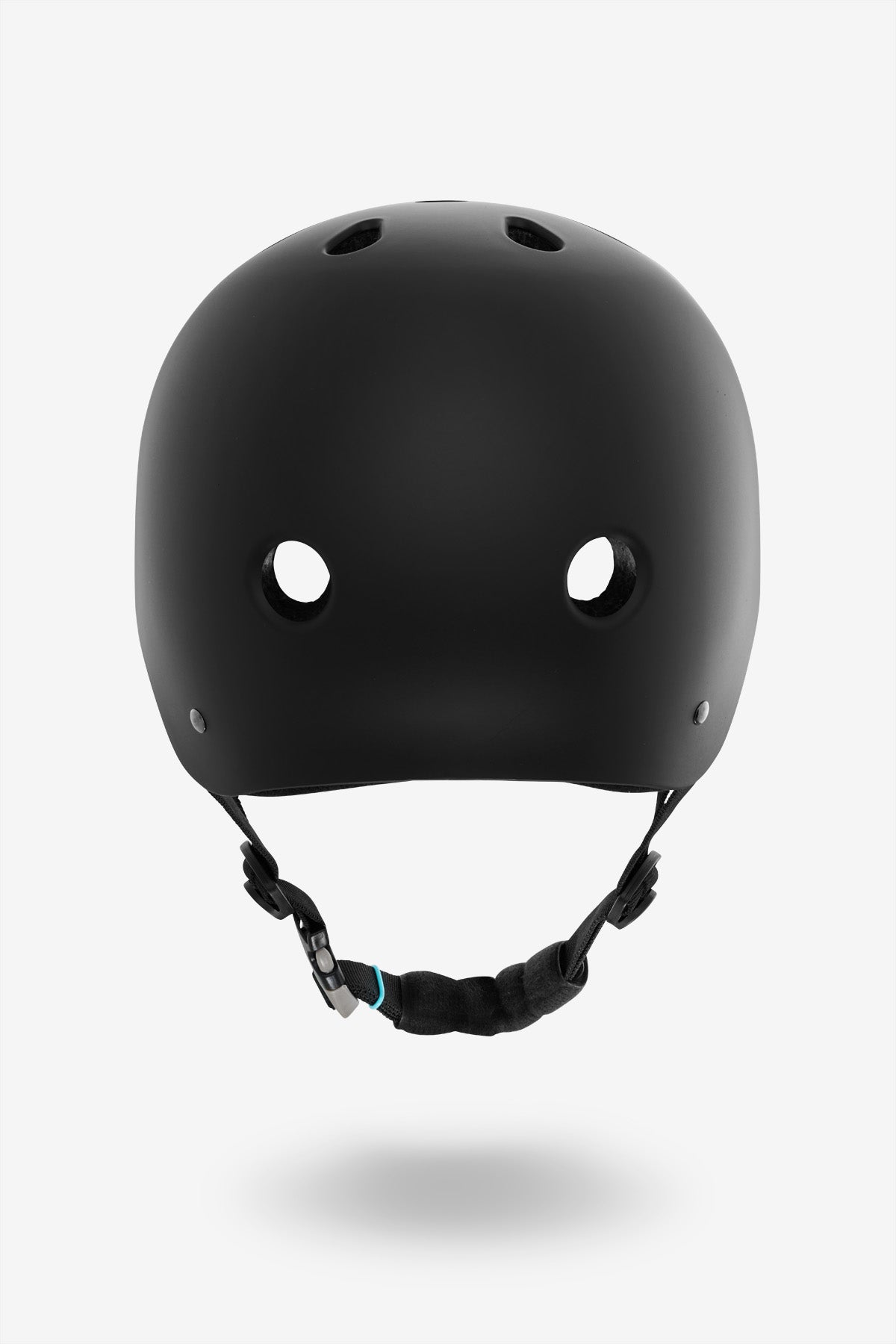 Back view of the YEPA T-Shell Helmet Matte Black. 