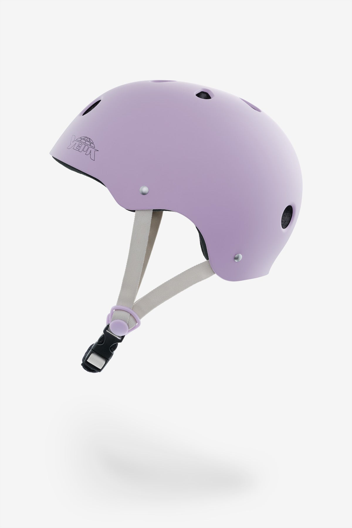 Profile view of the YEPA T-Shell Helmet Matte Dusty Purple.