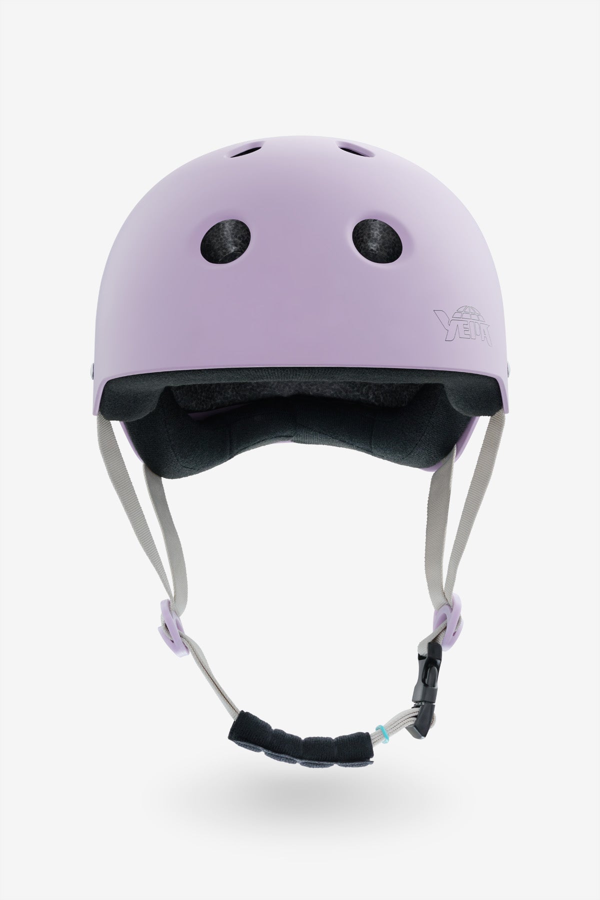 Front view of the YEPA T-Shell Helmet Matte Dusty Purple.