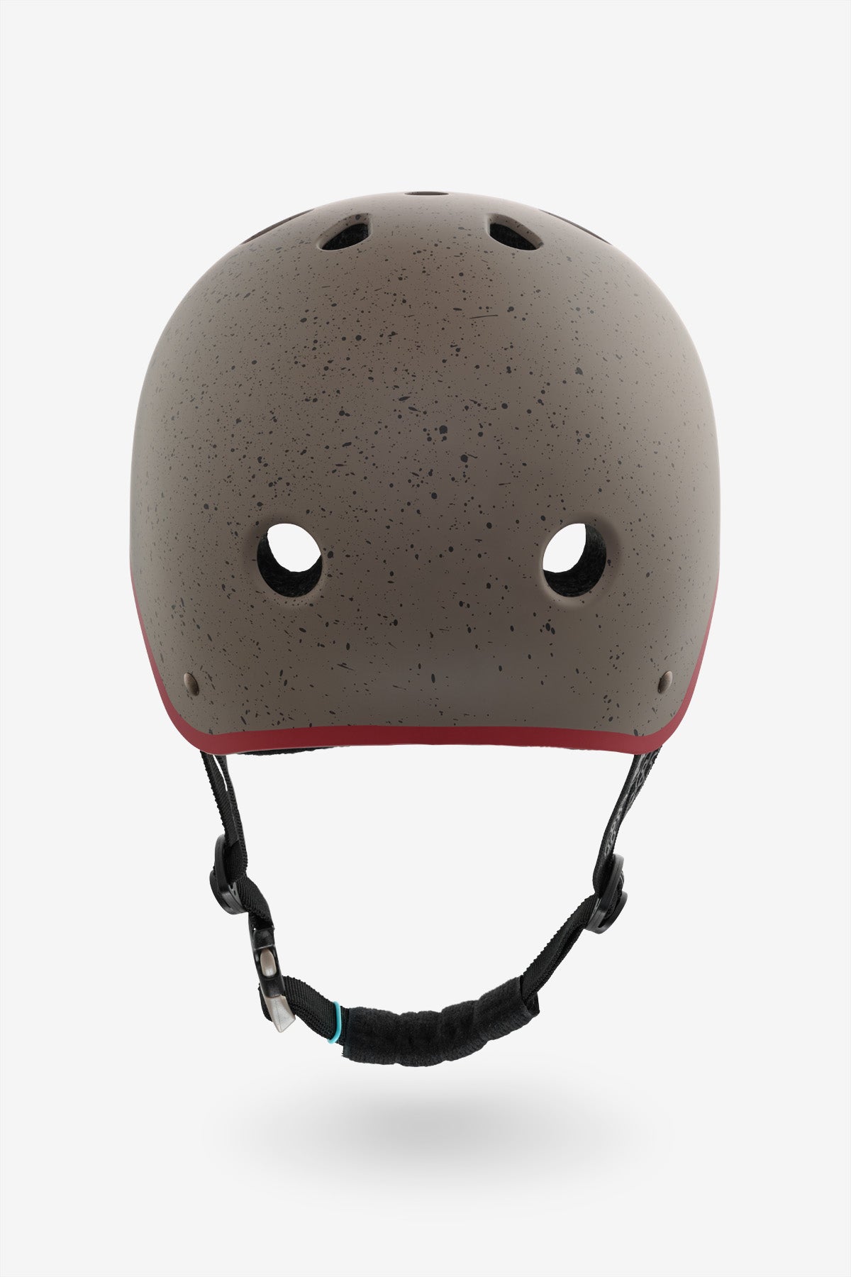 Back view of the YEPA T-Shell Plus Helmet Stone/Speckled.