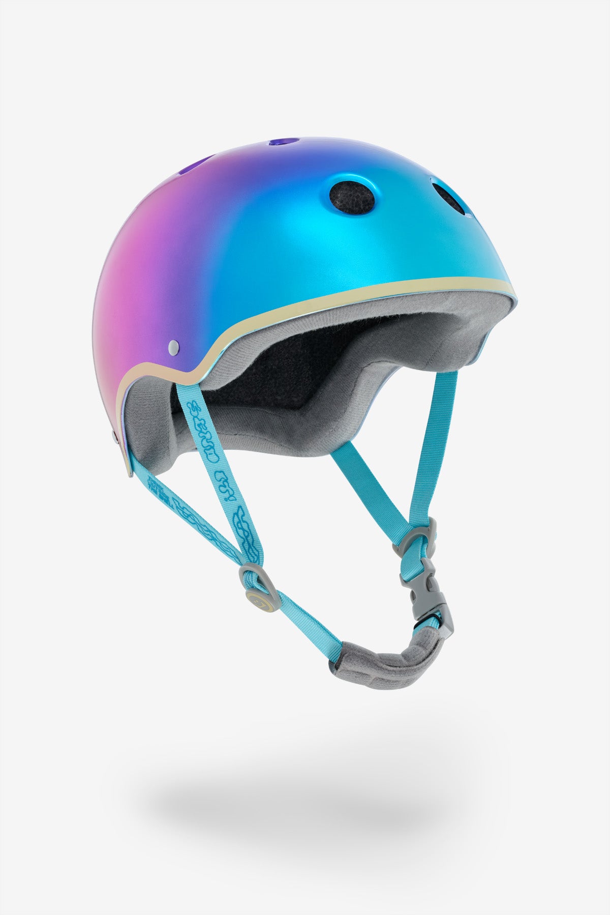 Alternate front view of the YEPA T-Shell Pro Helmet Lizzie - Metallic Lake Sunset.