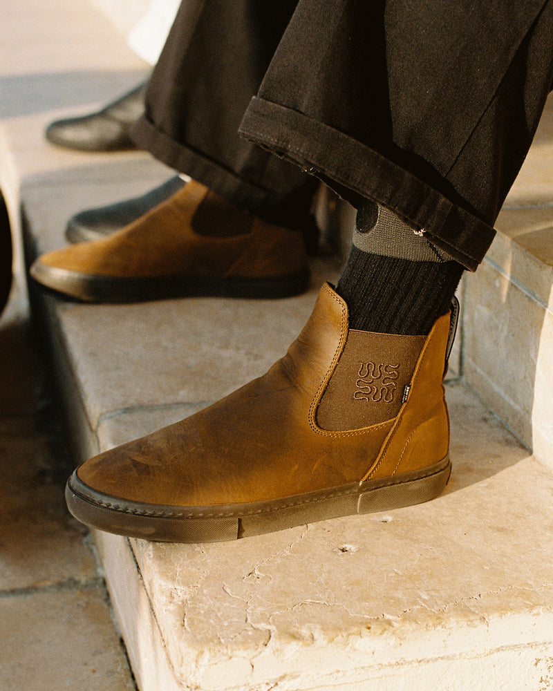 Liaizon leather skate loafers