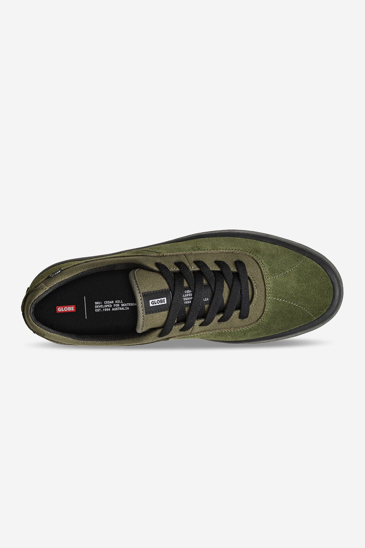 aerial view of Melbek - Olive/Black